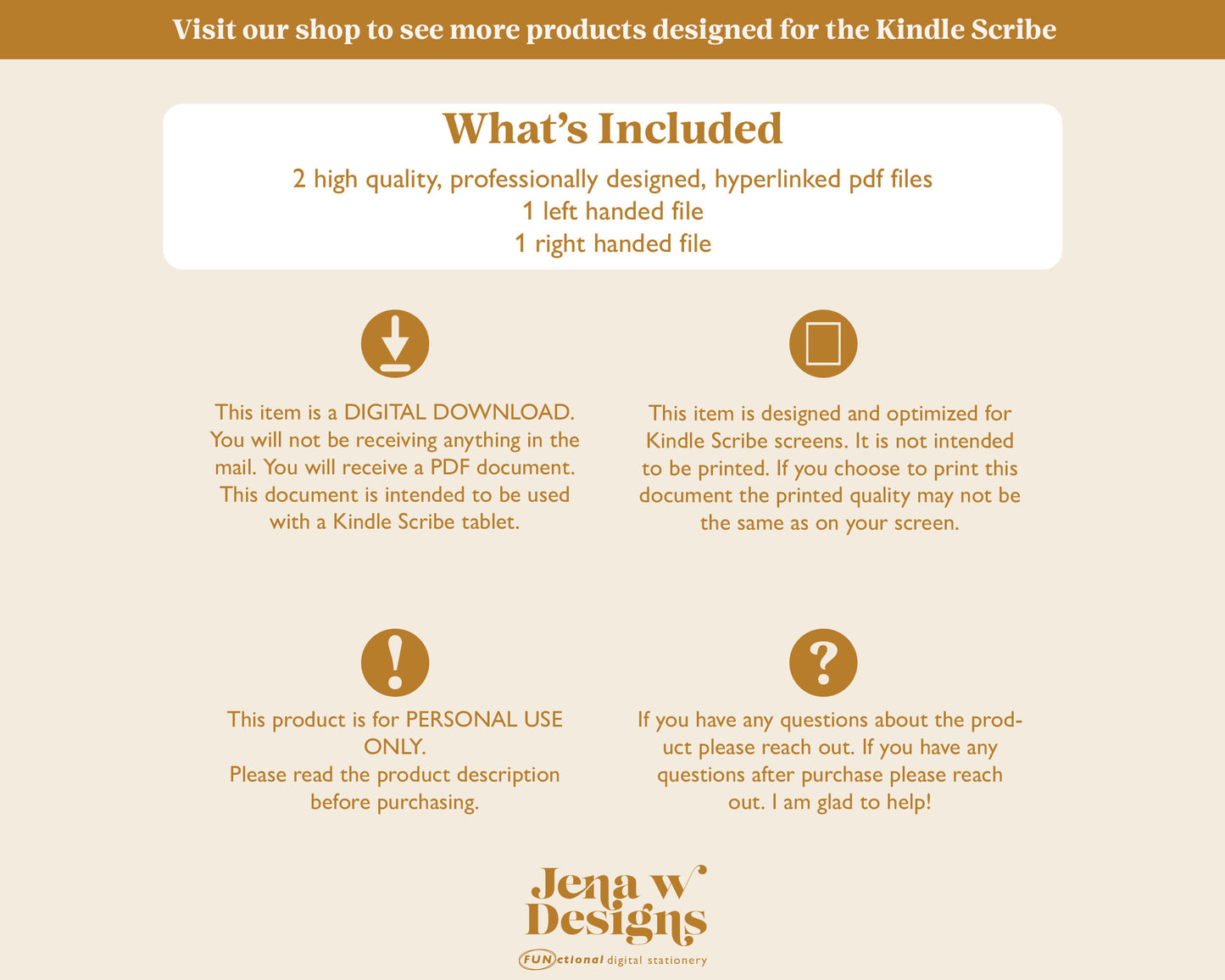 Reading Journal | for Kindle Scribe