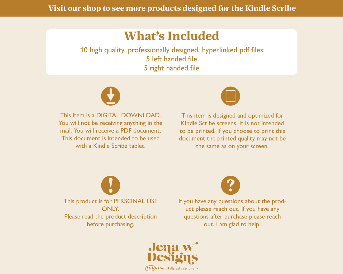 12 Section Notebook | for Kindle Scribe