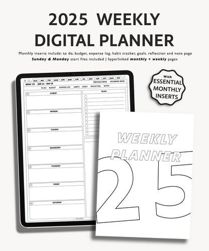 2025 Weekly Planner | Essentials