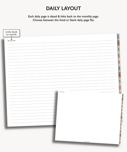 2026 Daily Journal | Landscape Journal for GoodNotes