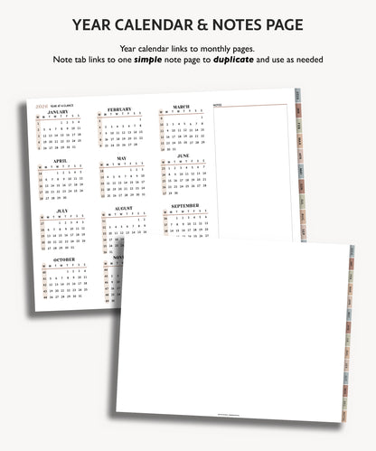 2026 Daily Journal | Landscape Journal for GoodNotes