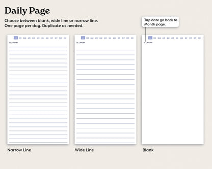 365 Daily Journal for reMarkable Paper Pro Move