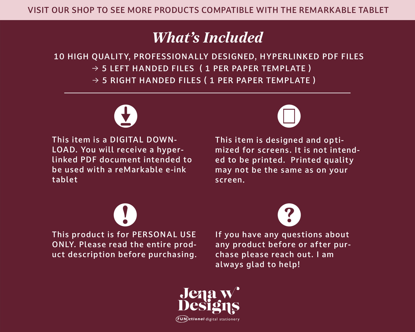 12 Section Cornell Notebook | for Supernote