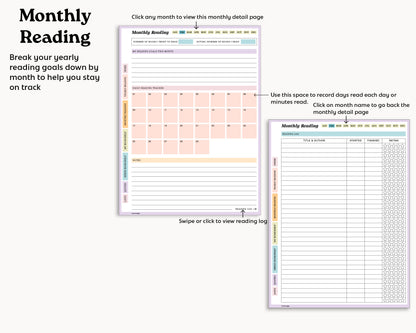 Reading Journal | for Kindle Scribe Colorsoft
