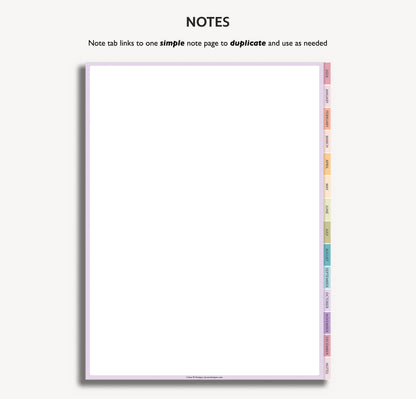 2026 Daily Journal | Minimal Modern Simple Diary