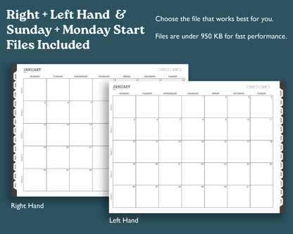2026 Daily Planner | Landscape Planner for reMarkable 2
