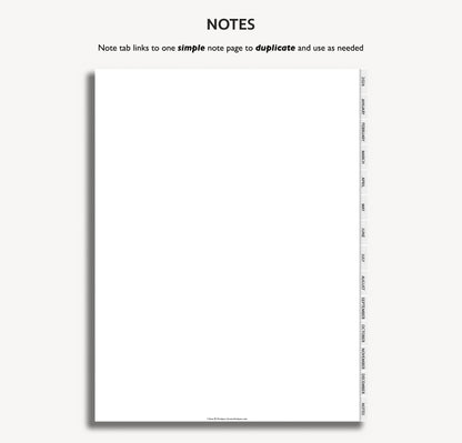 2026 Dated Weekly Digital Planner – for iPad & Android Tablets