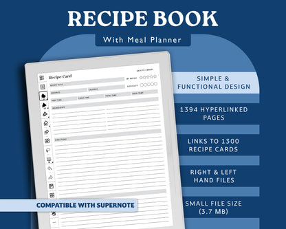 Recipe Book | for Supernote