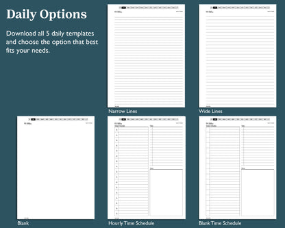 2027 Daily Planner | for reMarkable, Paper Pure, Paper Pro