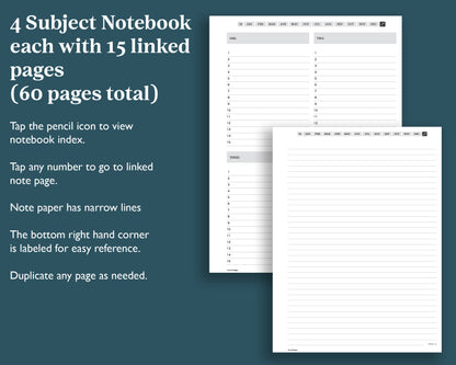 2026 Weekly Planner | for reMarkable