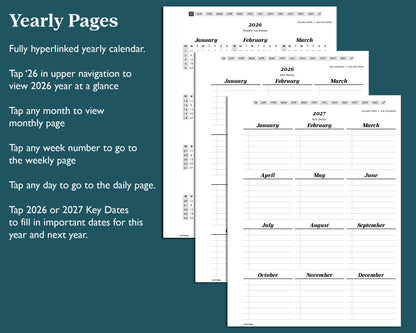 2026 Daily Planner | for reMarkable