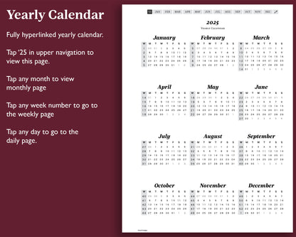 2025 Daily Planner | for Supernote