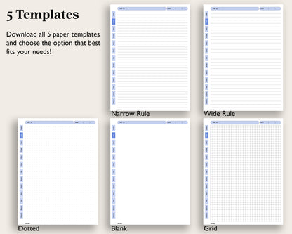 12 Section Notebook | for reMarkable Paper Pro