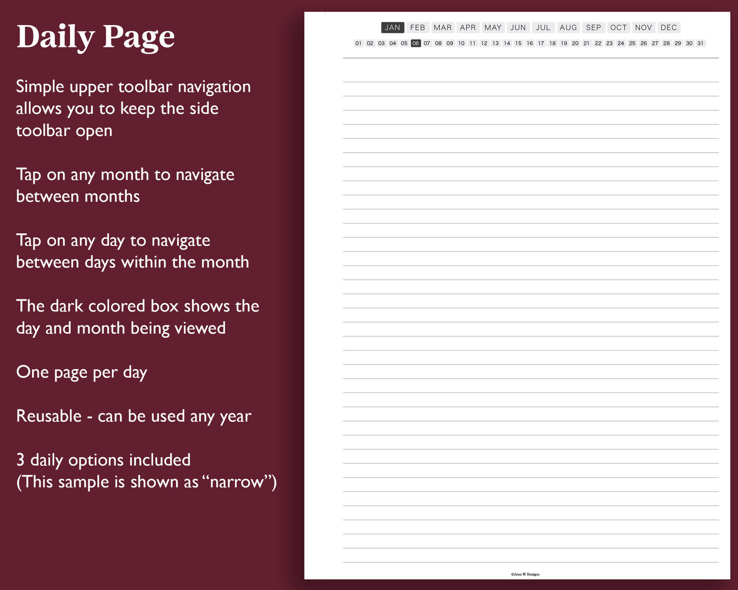 365  Daily Journal | for Supernote