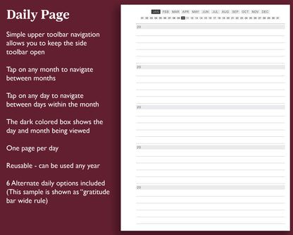 365 Five Year Daily Journal | for Supernote