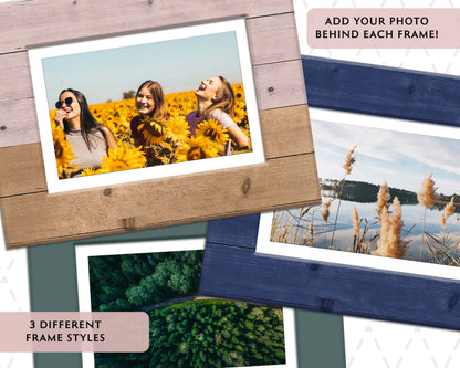 Digital Planner PNG Stickers | Frames Volume 1