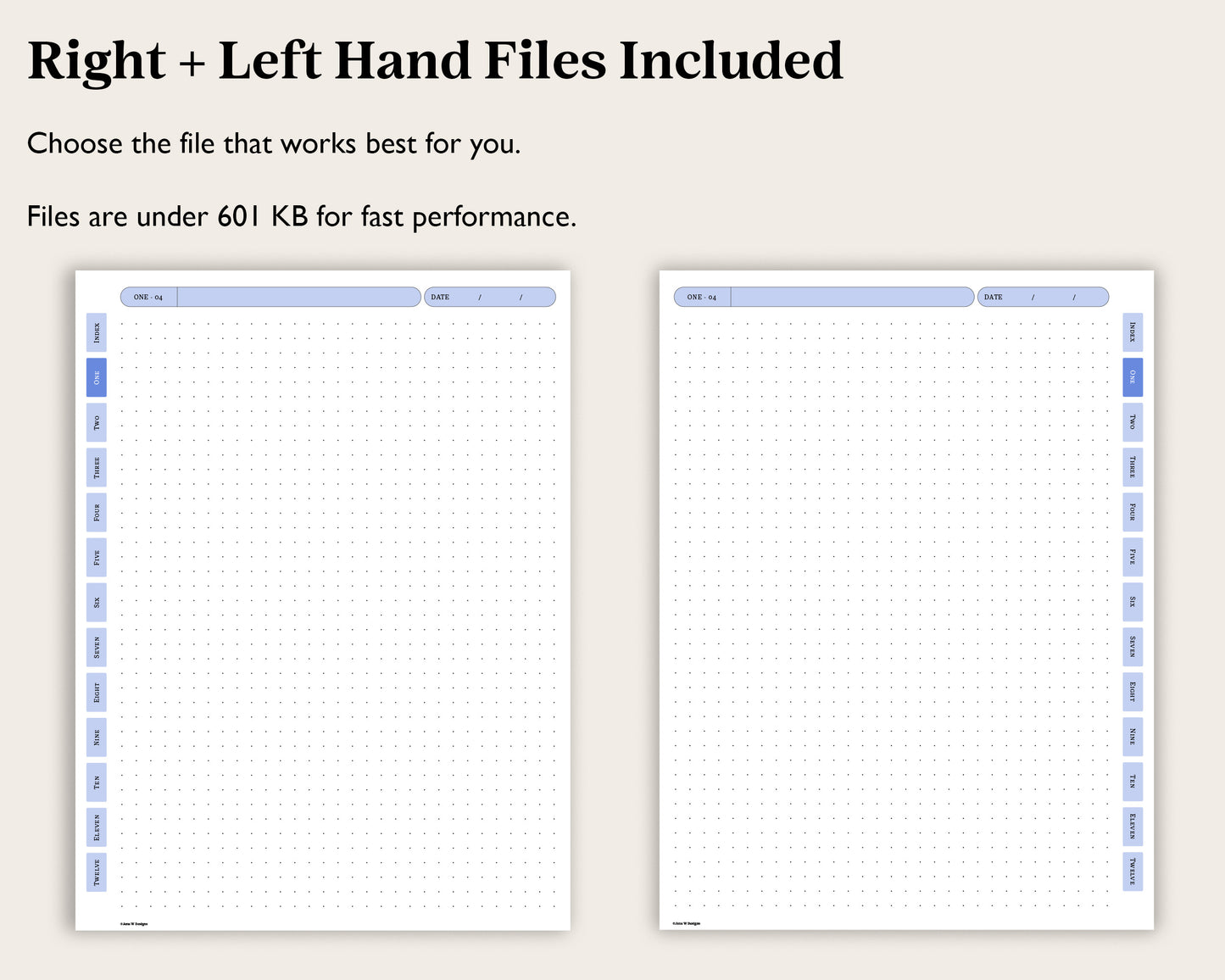 12 Section Notebook | for reMarkable Paper Pro