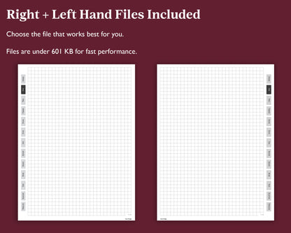 12 Section Notebook | for Supernote