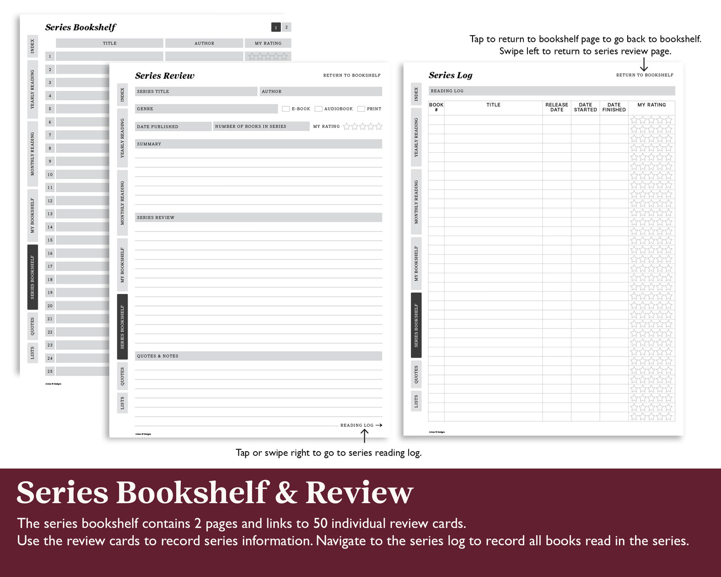 Reading Journal | for Supernote