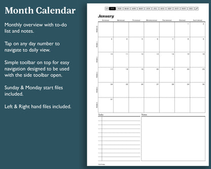 2027 Daily Journal | for reMarkable 2, Paper Pure, & Paper Pro
