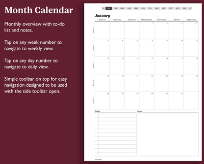 2025 Daily Planner | for Supernote