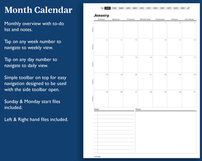 2026 Daily Digital Planner | for Supernote