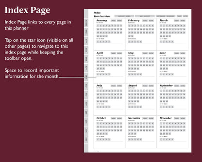 Undated Daily Agenda | for Supernote