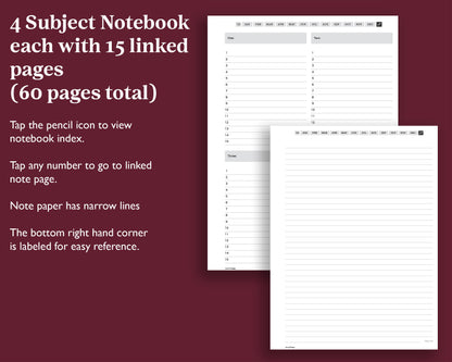 2025 Weekly Planner | for Supernote