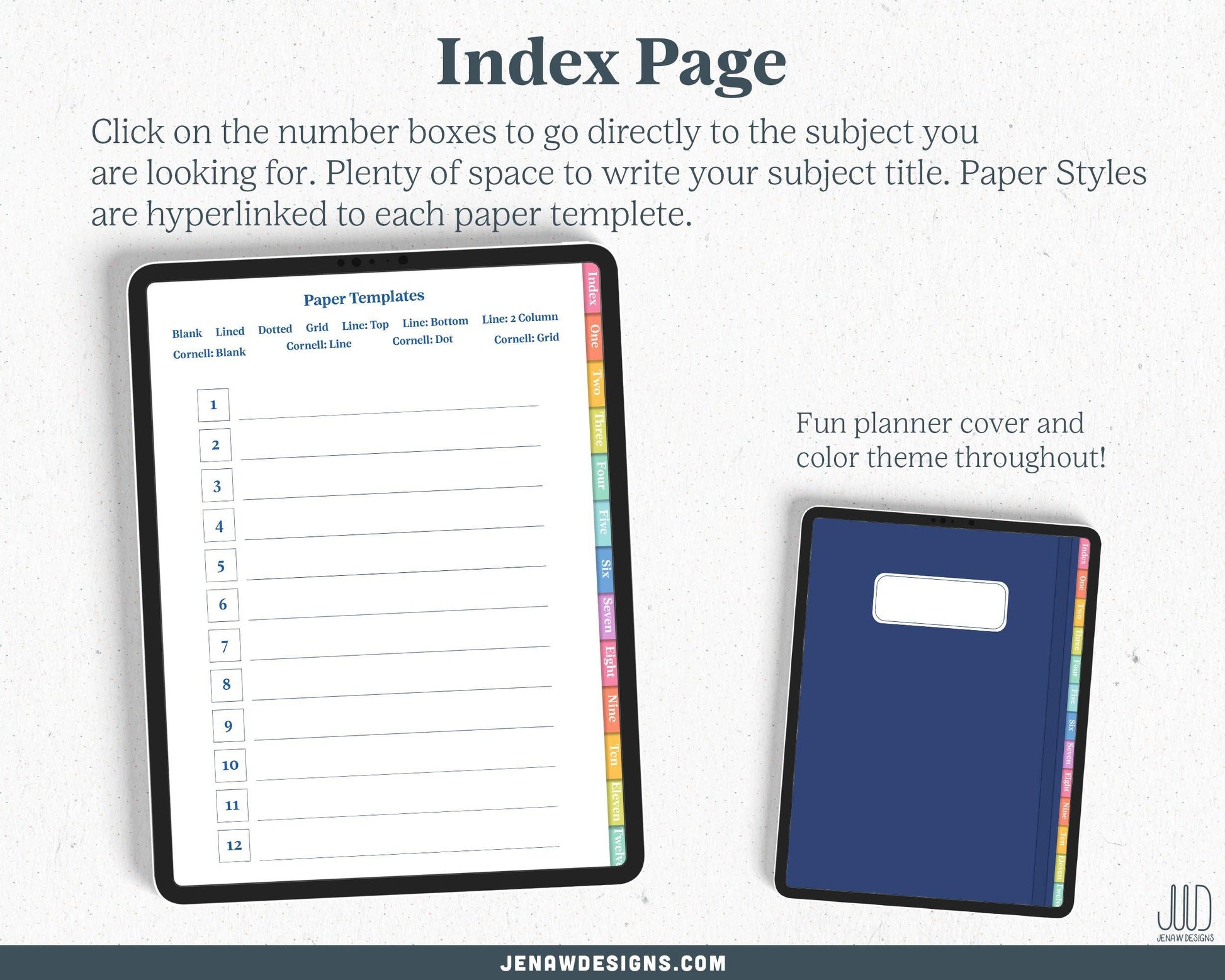 Digital Notebook | ColorPop - Jena W Designs