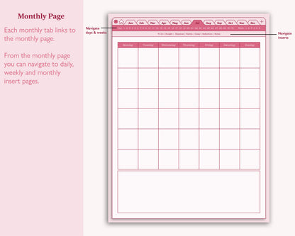 FREE Undated Daily Planner | Browser Aesthetic