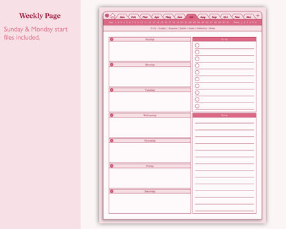 FREE Undated Daily Planner | Browser Aesthetic