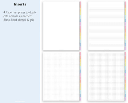 Undated Digital Budget Planner - Jena W Designs