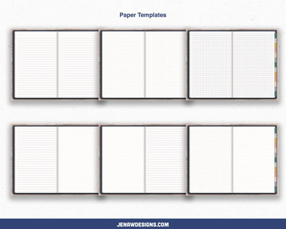 12 Subject Notebook | Landscape - Jena W Designs
