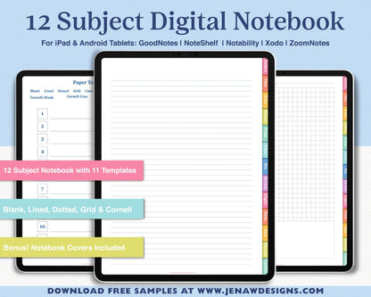 Digital Notebook | ColorPop - Jena W Designs